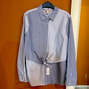 Brooks brothers tie front button down. Brand new